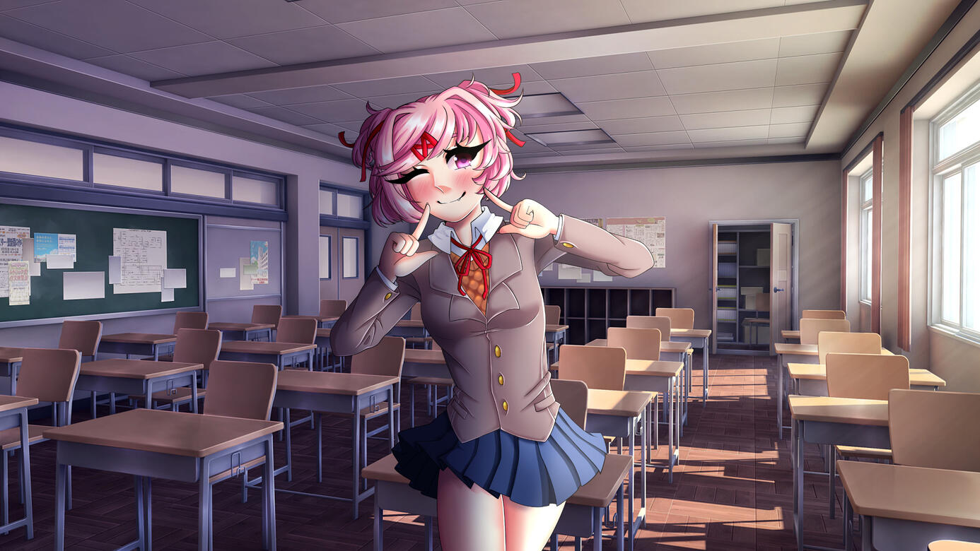 Doki Doki Literature Club NatsukiFanart